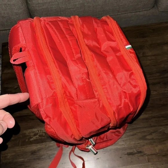 Simba Ferrari Speed It Up Large 18" Backpack Red Adjustable & Spacious - Picture 13 of 15